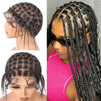 En gros, Bonnet de perruque transparent en dentelle complète, sans colle et ventilé, pour tresses, perruques au crochet, extensions de cheveux et filets à ondulations, Fête des Mères