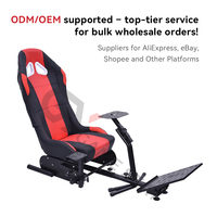 GY022 Plateforme de simulateur de conduite automobile personnalisée Sim Motion Racing Rig pour Logitech G29, G25, G27, G920, PC, Playstation 2 3