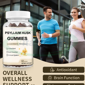ASAP Herbal <b>Fiber</b> Supplement 500mg Psyllium Husk Extract Organic Bulk Psyllium Husk Gummies - Product Image 2
