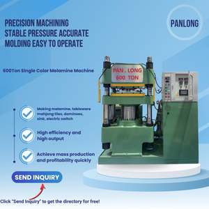 เครื่องขึ้นรูปแก้วไวน์เมลามีนแบบกำหนดเอง PANLONG ขนาด 600 ตัน ระบบอัตโนมัติ ควบคุมด้วย<span class=keywords><strong>คอมพิวเตอร์</strong></span> ระบบไฮดรอลิก - Product Image 1