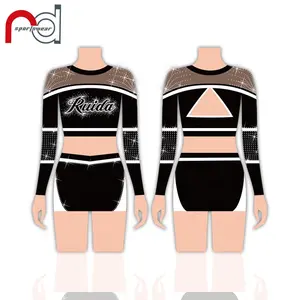 Ruida Cheer Uniform Customized 2020 World Submit Cheer Outfit Beautiful Queen Cheerleading Uniform