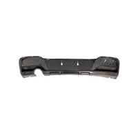 M-Performance Style Car Bumper Auto Body Accessories Brillant Noir Diffuseur Arrière Simple Sortie Double Trou pour BMW F20 M-Tech