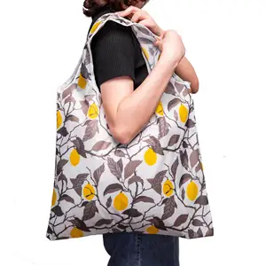 2022 Fashion Washable Durable Shopping Totes for Foods Groceries personalized fancy cute Foldable Shopping bag