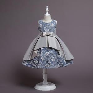 Vestidos infantiles <span class=keywords><strong>para</strong></span> niñas, vestido de Bautismo con manchas en capas de cuentas <span class=keywords><strong>para</strong></span> niñas de 3 a 10 años, vestido de <span class=keywords><strong>bautizo</strong></span> de boda de princesa de cumpleaños <span class=keywords><strong>para</strong></span> niños - Product Image 2