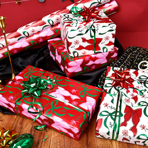 กระดาษห่อของขวัญคริสต์มาส2025โลหะบรรจุภัณฑ์กระดาษฟอยล์43*300ซม. - Product Image 6