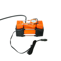 Premium 180W 12V DC ABS Material Dual Cylinder Tire Inflator with 150PSI Max Pressure for SUVs