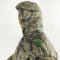 Kango US Market Uniforme Offre Spéciale Tiger Stripe Woobie Hoodie Camouflage Zipper Jacket
