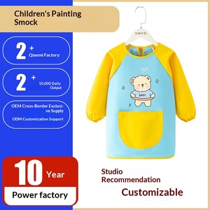 <span class=keywords><strong>Grembiule</strong></span> Impermeabile in Fibra di Poliestere con Cartoni Animati per Bambini, per Disegno, Pittura, Cucina, Asilo - Bavaglino Unisex per Bambini dai 2 ai 13 Anni - Product Image 5