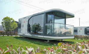 360 ° Panoramic Starlight Villa Star Series N28 Ultra Prefab House con cúpula transparente - Product Image 4
