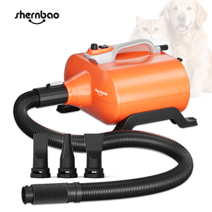 เครื่องเป่าขนสัตว์เลี้ยง <span class=keywords><strong>Shernbao</strong></span> DHD-2400F/3000F Typhoon Pet Supplies แบบมอเตอร์คู่ สำหรับสุนัขและแมว - Product Image 1