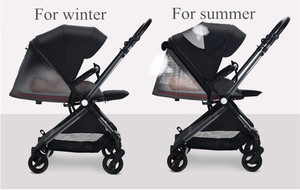 2020 Chine usine haute qualité roue arrière rotation bébé <span class=keywords><strong>landau</strong></span> pliable haute qualité bébé poussette transporteur - Product Image 2