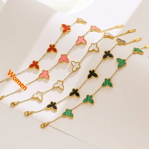 สต็อกชุบทองสแตนเลส<span class=keywords><strong>สร้อย</strong></span>ข้อมือผีเสื้อแบรนด์ที่มีชื่อเสียงเครื่องประดับออกแบบต่างหูสตั๊ดสร้อยคอออกแบบที่มีชื่อเสียง - Product Image 1
