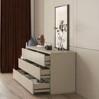 Armoire en bois avec 6 tiroirs meubles blancs salon chambre armoires en mélamine pour vêtements 1000 mm longue conception d'armoire