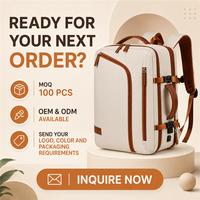 Sac à dos de voyage professionnel extensible OEM personnalisé avec compartiment pour ordinateur portable 15,6 pouces, port USB, poche humide/sèche et capacité de 30L