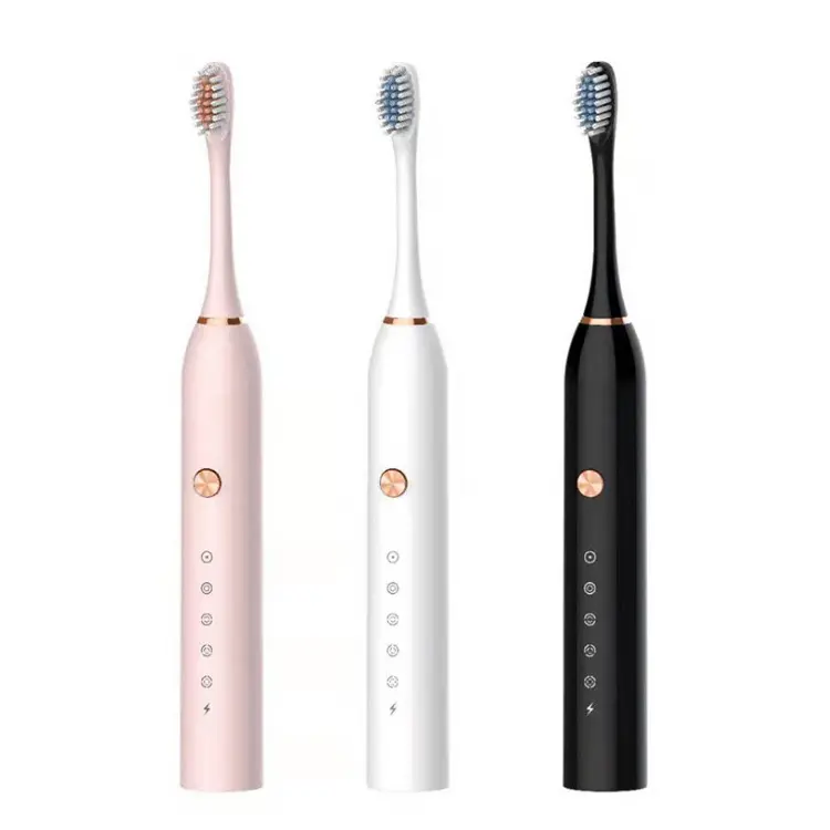 Best Selling Products In Usa New Promotion Usb Electric Rechargeable Tooth Cleaning Tool Toothbrush With Three Heads