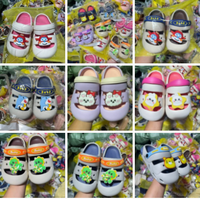 Lots en gros de sabots troués pour enfants, tailles et couleurs variées, chaussures de jardin pour enfants, déstockage pour revendeurs