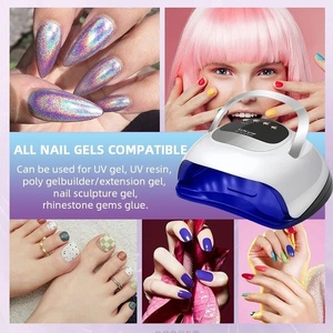 Lampe UV professionnelle SUN X21 MAX 72 LED 320W pour ongles, séchoir électrique avec 4 minuteurs et détection automatique pour vernis gel et plastique pour ongles - Product Image 6