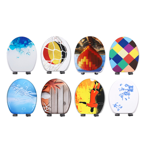 OEM/ODM Moderne MDF Duroplast Toiletbril met zachte sluiting, verlengd model, voor moderne badkamers - Product Image 4