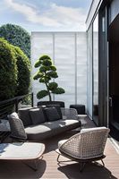 Foshan Factory-Conjunto de muebles de ratán para jardín, muebles de exterior de madera, diseño de lujo, Patio, cuerda