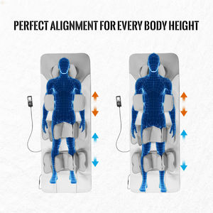 Matras pijat kompresi udara seluruh tubuh 3D, dapat diatur dengan pemanas, matras peregangan <span class=keywords><strong>Yoga</strong></span> Thailand untuk leher punggung, pereda nyeri kaki - Product Image 6