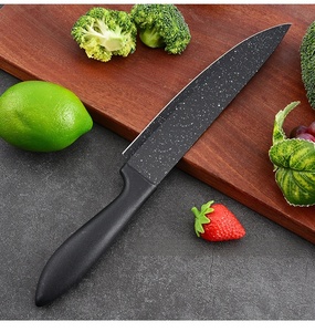 6Pcs Granite Coated Kitchen <b>Knife</b> <b>Set</b> With Peeler Gift Box with Peeler for Retail Household Market OEM ODM Wholesale - Product Image 4