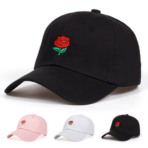 Gorra de Béisbol Suave con Bordado Floral de <span class=keywords><strong>Rosas</strong></span> OEM ODM, Fábrica BSCI para Gorras Urbanas de Marca, MOQ <span class=keywords><strong>50</strong></span>, Muestra Rápida en 3 Días - Product Image 1