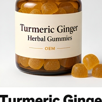 Gummies à la curcuma et au gingembre, 60 unités, complément alimentaire
