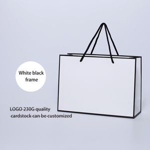 Bolsas de regalo de papel de compras rosas de Venta caliente, embalaje de ropa de estilo INS personalizable, soporte completo para productos explosivos - Product Image 6