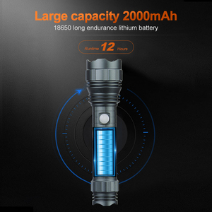 <b>Usb</b> <b>C</b> Charging Explosion Proof Inspection Torch 12 Hours Endurance Aluminum Alloy Industrial Outdoor Emergency Led Flashlight - Product Image 2