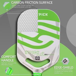 Paleta de Pickleball Aprobada por USAPA, Grafito, Fibra de Carbono, Núcleo de Panal, 14mm, Alargada, Estándar - Product Image 4