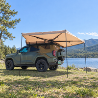 Lampe LED à double pôle 3 couleurs, 180 degrés, imperméable, avec pieds réglables pour camping, SUV 4x4 tout-terrain