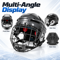 Casque de joueur de hockey sur glace personnalisé avec doublure de protection confortable