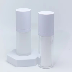 High Quality Cosmetic Airless <b>Bottle</b> 30ml 15ml Unique Acrylic Airless <b>Pump</b> <b>Bottle</b> With Color for Sunscreen Lotion Cream Packing - Product Image 4