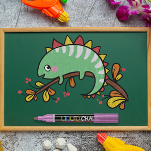 Bút Đánh Dấu Môi Trường Phấn Bảng Đen Xóa Được Không Bụi Nước Dựa Trên Chất Lỏng Xóa Ướt Bút 3Mm Fine Line Tip Glass Markers - Product Image 5