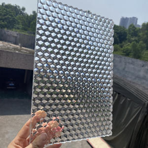 Grande <span class=keywords><strong>plaque</strong></span> acrylique diamantée hexagonale haute lampe d'éclairage en <span class=keywords><strong>plexiglas</strong></span> <span class=keywords><strong>transparent</strong></span> cloison d'écran d'accueil PMMA - Product Image 4