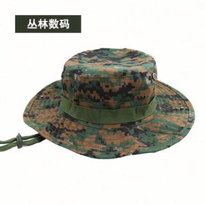 หมวกกันแดดลายพรางแบบซาฟารีสำหรับฤดูร้อน ขายส่งหมวกบักเก็ต - Product Image 3
