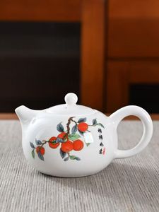 Tetera Mini de Cerámica y Porcelana, Estilo Chino Vintage con Diseño Floral Azul, Ecológica y Personalizable - Product Image 2