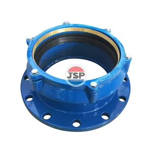 JSP ISO2531 EN545 Ferro Fundido Dúctil Montagem Flange Adaptador Melhor Preço Para PE/HDPE Tubo Contido Adaptador