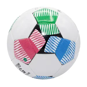أحدث تصميم تدريب كرات القدم مع شعار مخصص عالية الجودة لكرة القدم للرجل