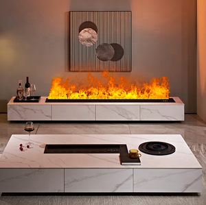 Smart Steam LED Flame TV <span class=keywords><strong>Chimenea</strong></span> decorativa Sonido de <span class=keywords><strong>leña</strong></span> Cracking Vapor <span class=keywords><strong>Chimenea</strong></span> eléctrica - Product Image 3