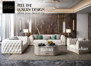 Ensemble <span class=keywords><strong>table</strong></span> TV postmoderne avec dessus en marbre pour hôtel, design italien, <span class=keywords><strong>table</strong></span> basse haute brillance et meuble TV en cuir pour le salon - Product Image 3