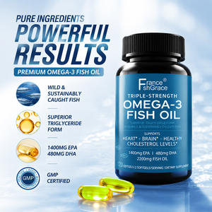Suplemento de Aceite de Pescado Omega 3 Nutracéutico de Triple Potencia para el Apoyo Cardíaco, 180 Cápsulas Blandas de Aceite de Pescado Omega 3 - Product Image 3