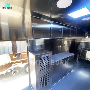 Gran oferta, carrito de helados de acero inoxidable recién nacido, remolque de comida callejera de la mejor calidad, camiones móviles de comida rápida para Alimentos Callejeros - Product Image 6