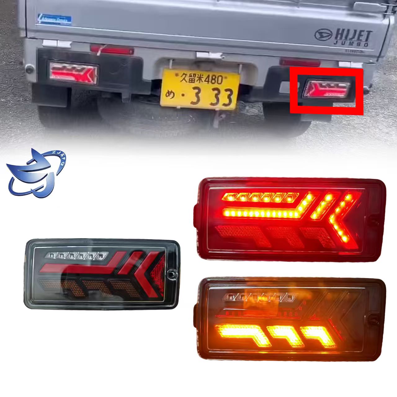 Daihatsu Hijet Tail Lights - LED 12V Waterproof Rear Lamps