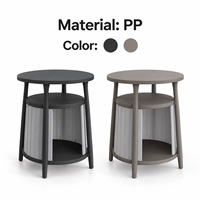 Table d'appoint moderne pour chat avec maisonnette cachée 2-en-1, mobilier pour animaux de compagnie, lit pour chat d'intérieur, vente en gros OEM