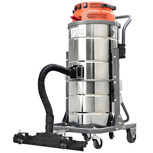 Aspirateur industriel 1500W en acier inoxydable avec filtre HEPA, double usage sec/humide, pour le nettoyage des ateliers et usines - Product Image 1