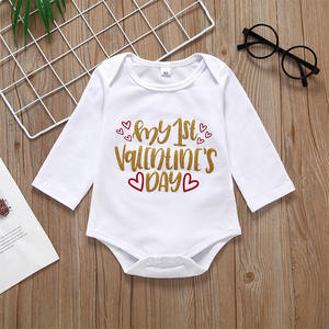 Vestiti neonato <span class=keywords><strong>vestito</strong></span> ragazze san valentino prodotto <span class=keywords><strong>vestito</strong></span> bambino e pagliaccetto set di vendita all'ingrosso - Product Image 2