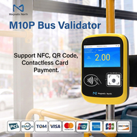 Validador de Boletos para Autobús Android Magnetic North M10P con 4G, Wifi, GPS, NFC, Escáner de Código QR y Reconocimiento Facial