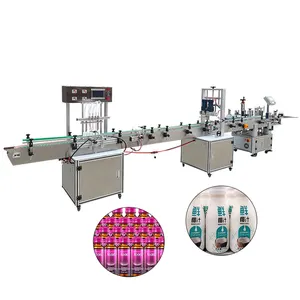 Macchina riempitrice completamente automatica per riempimento di detersivi liquidi riempitrice di shampoo linea di produzione macchina confezionatrice di salsa