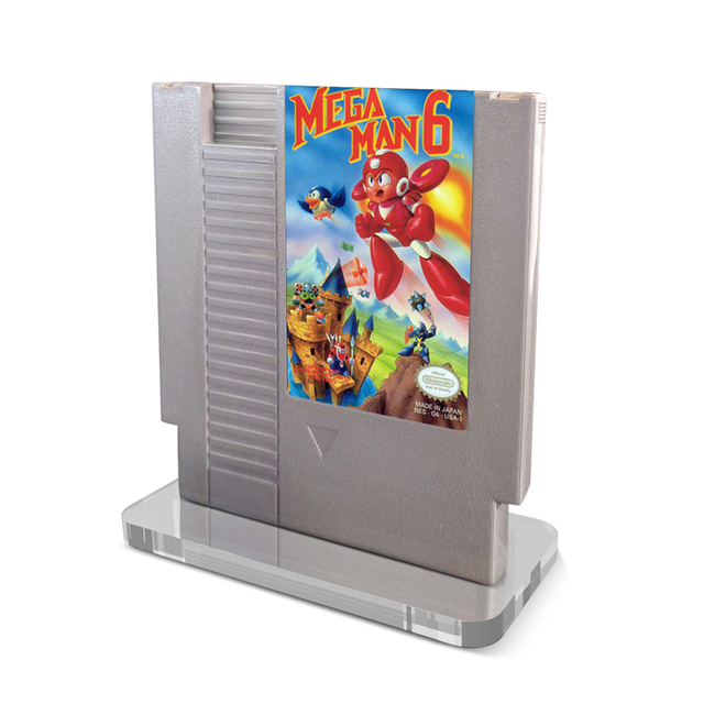 Clear Acrylic for NES Game Card Display Stand Plastic Wired Game Card Holder for Cartridge